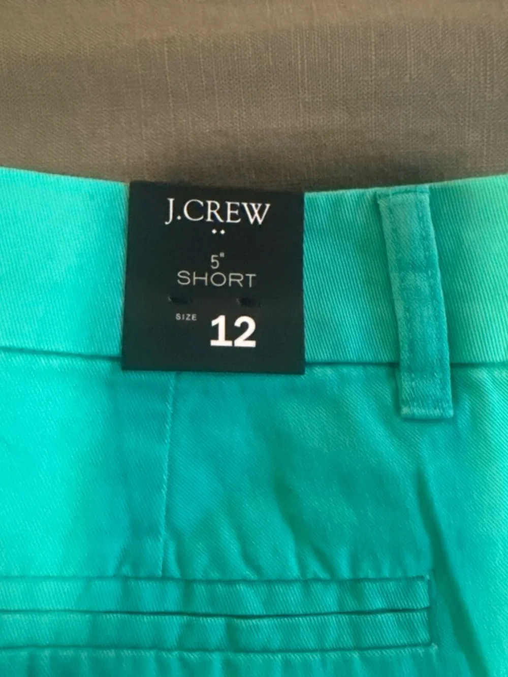 J. Crew Women's Turquoise Cotton Blend Bermuda Shorts